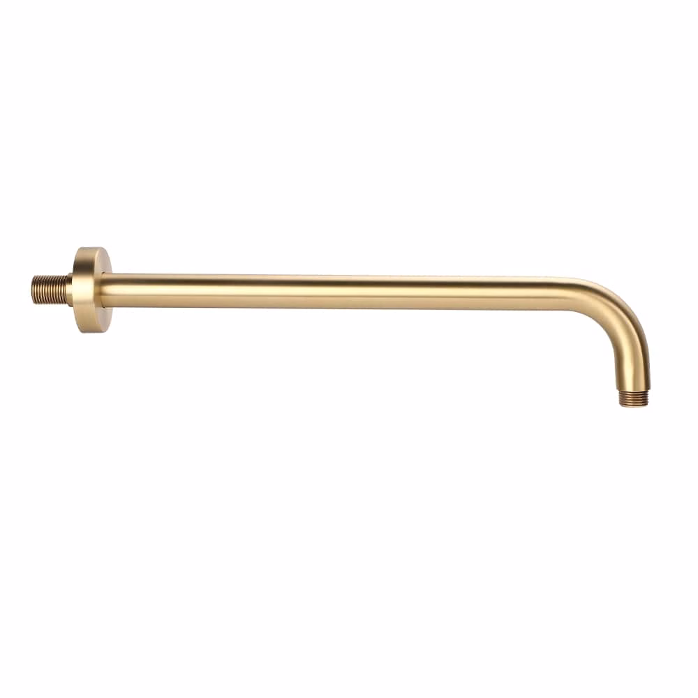 MES MIELA SATIN BRASS SHOWER ARM 400MM