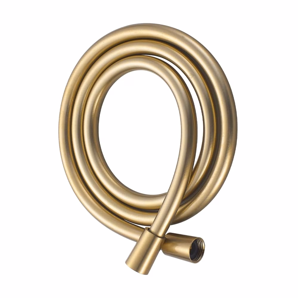 MES MIELA SATIN BRASS SHOWER HOSE 1.2M