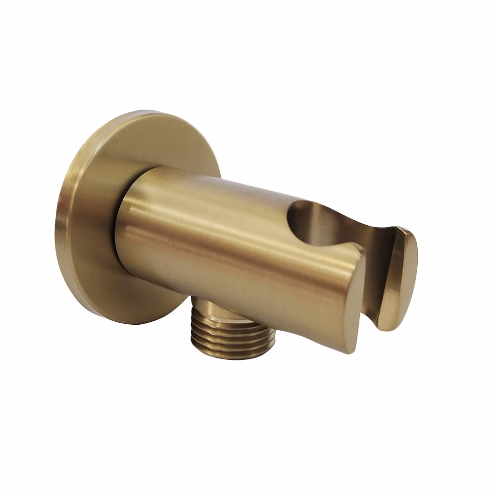 MES MIELA SATIN BRASS WALL OUTLET AND CR
