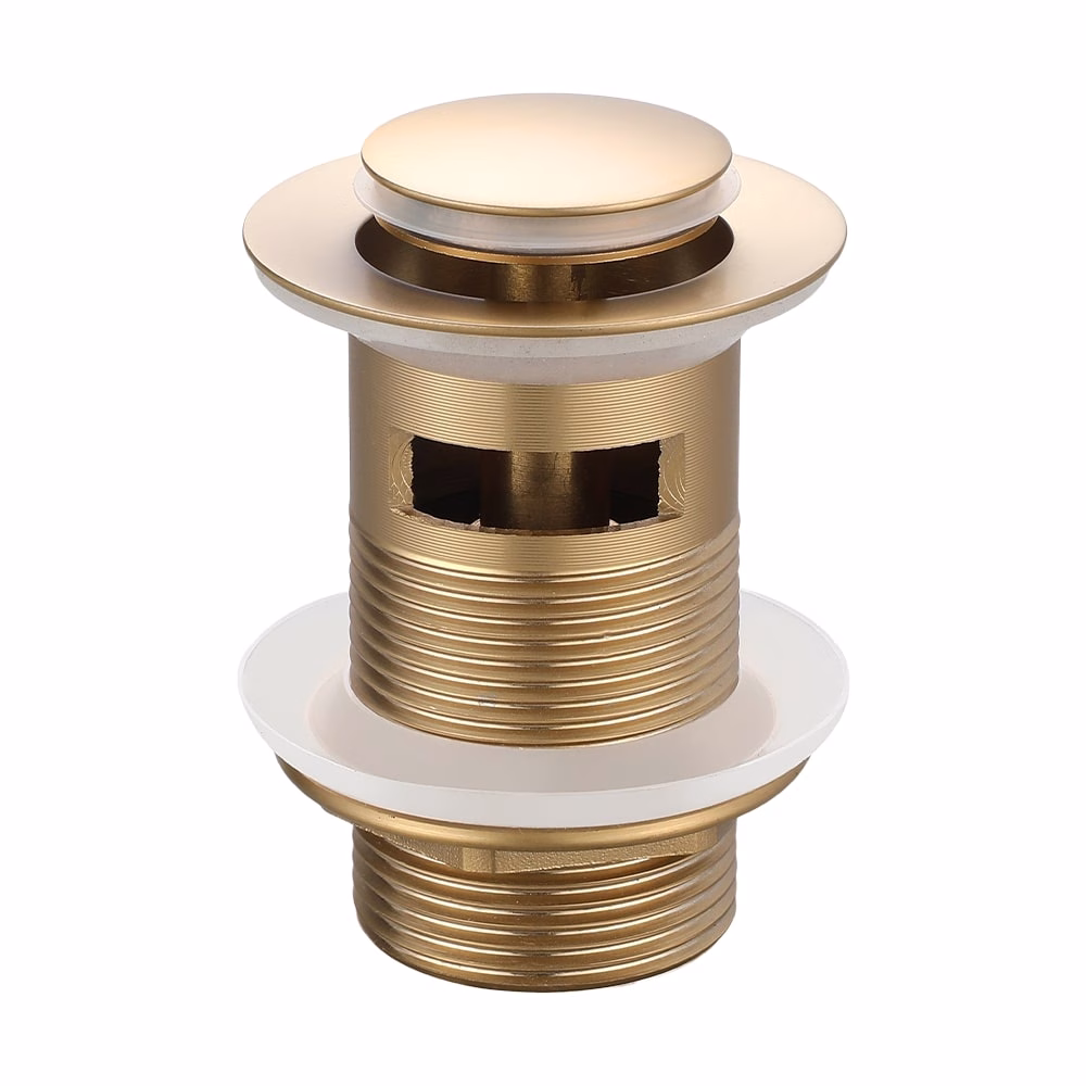 MES MIELA SATIN BRASS WST BASIN POPUP UN