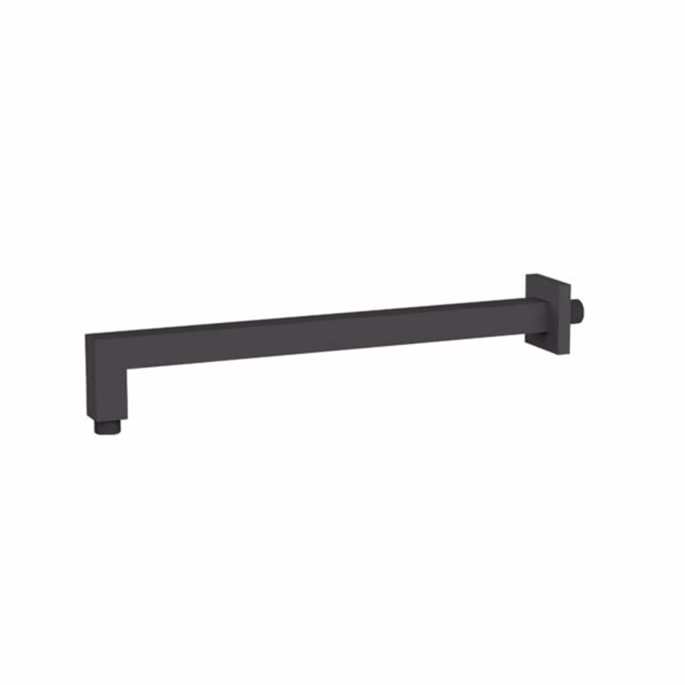 Mes Round Shower Arm Blk 400mm