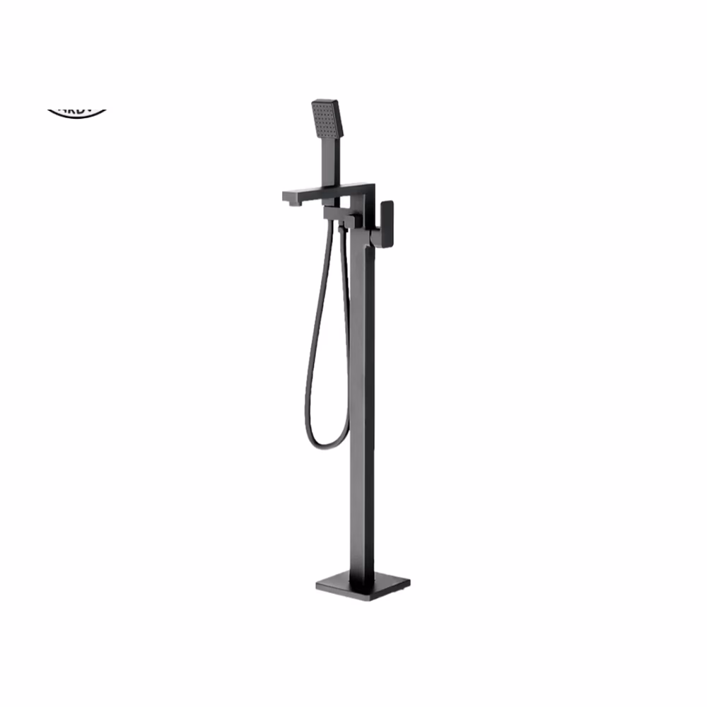Mes Sterlyn Freestanding Bath Mixer Black