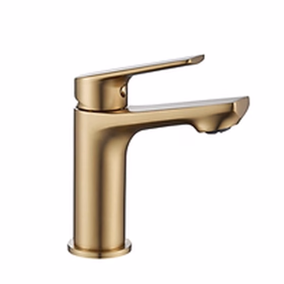 MES VITA BRASS BASIN MIXER MEDIUM SL220VIBR