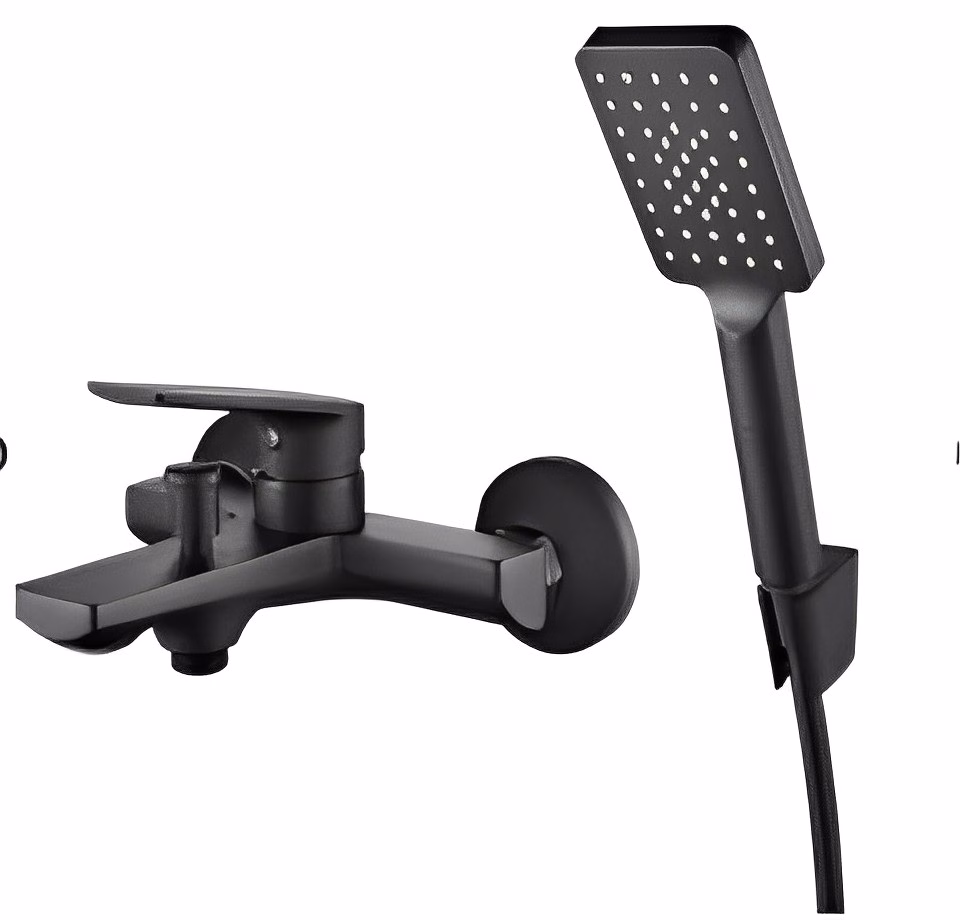 MES VITA DBLK BATH MIXER WITH HANDSHWR