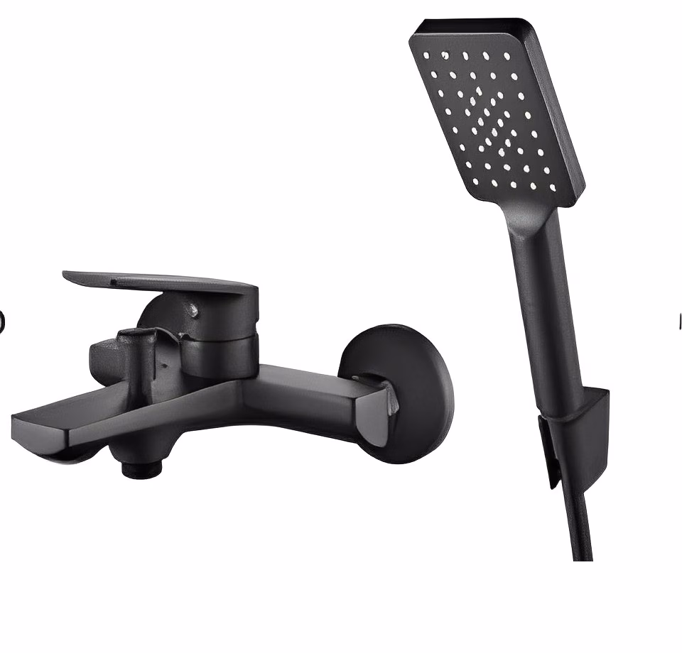 Mes Vita Dblk Bath Mixer With Handshwr