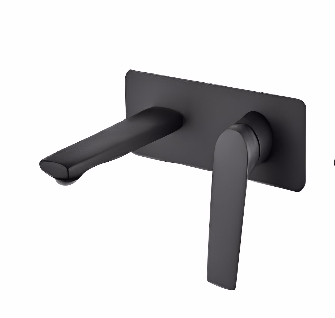 MES VITA DBLK WALL MOUNTED BASIN MIXER