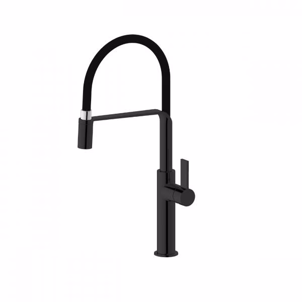 Mes Volanta Double Black Sink Mixer Deck