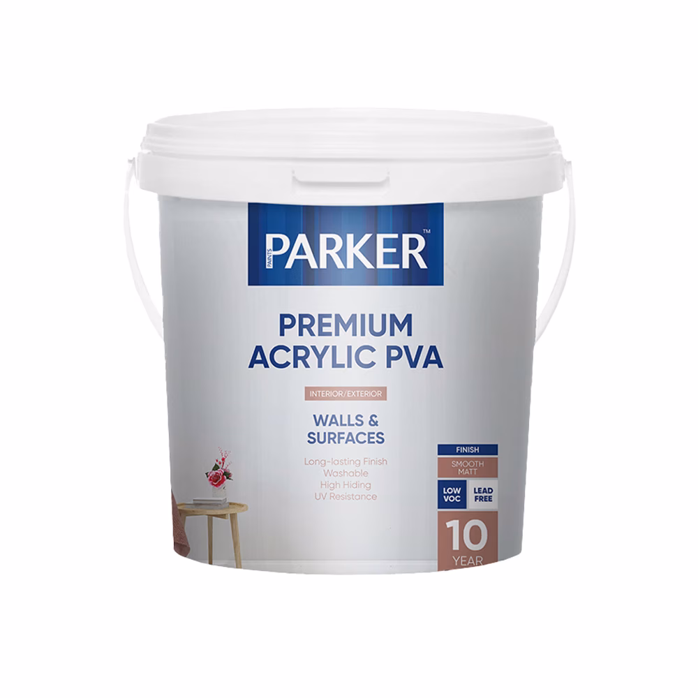 Parker Premium Acrylic Pva White 5l
