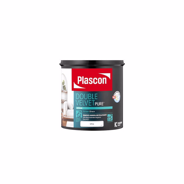 PLASCON DOUBLE VELVET WHITE 1L