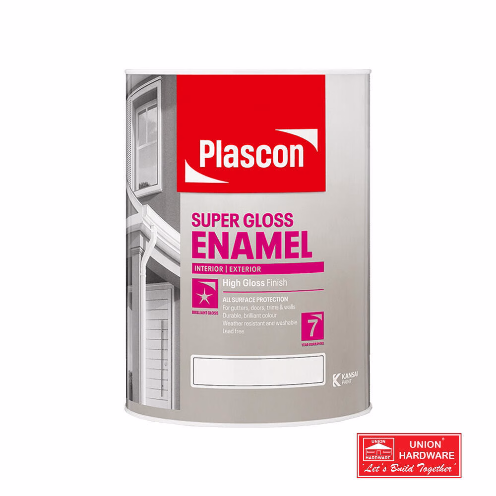 PLASCON GLOSS WHITE DOORS N TRIM 5L