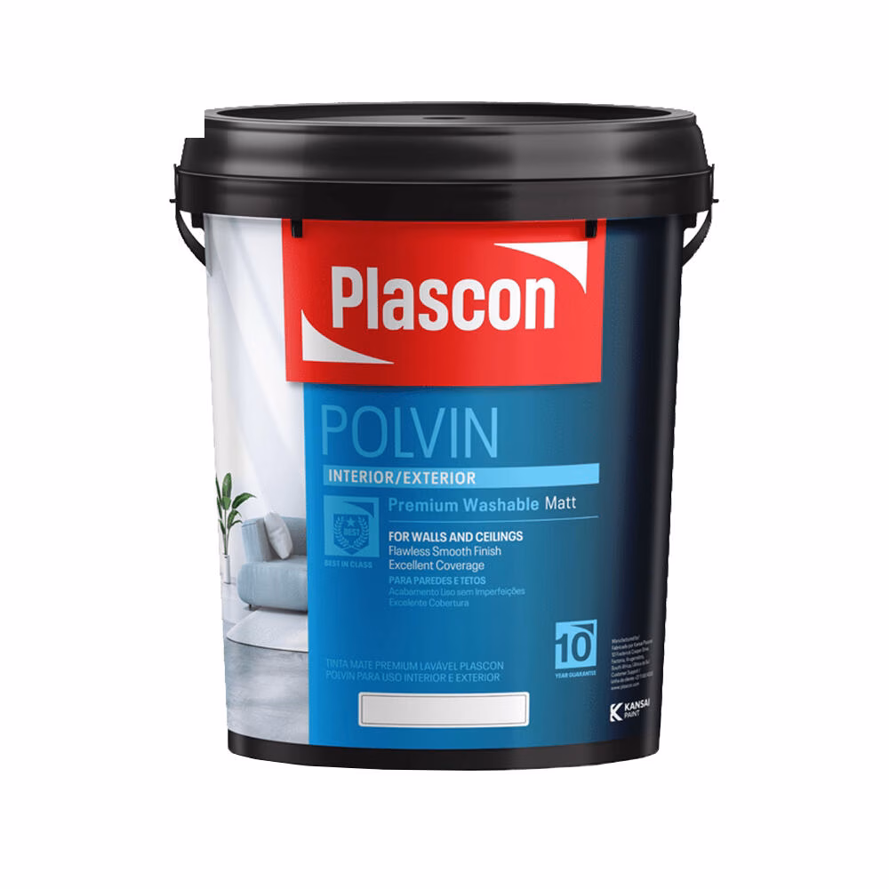 Plascon Polvin Super Acrylic White 20l