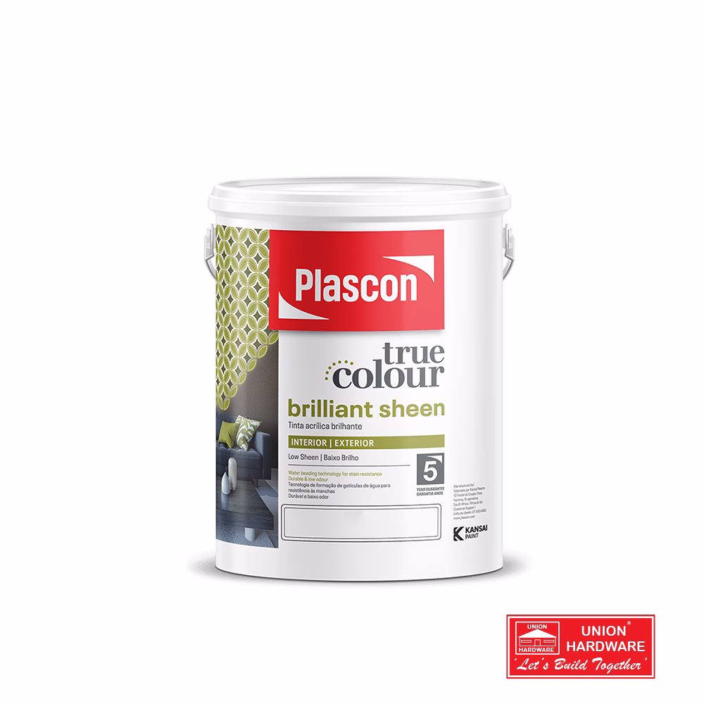 PLASCON TRUE COLOUR BRILLIANT SHEEN PASTEL 5L