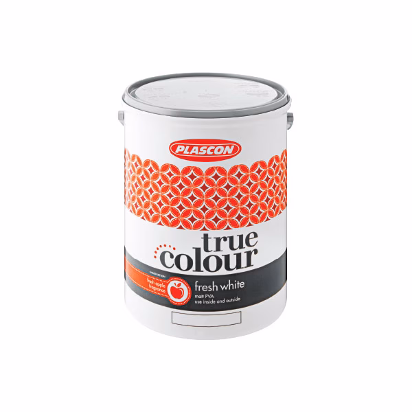 Plascon True Colour Pva Fresh White 5l