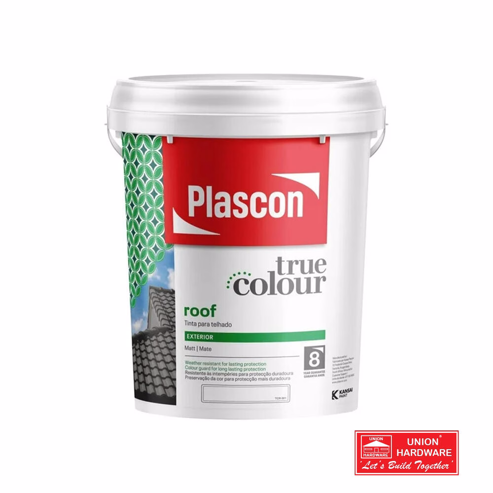 PLASCON TRUE COLOUR ROOF BLACK 20L