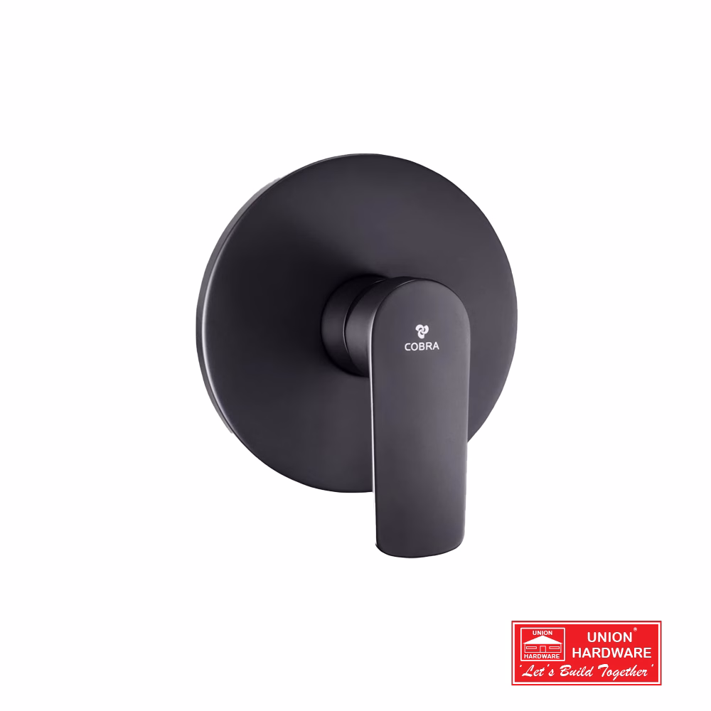 COBRA SEINE EBONY BATH-SHOWER CONC MIXER