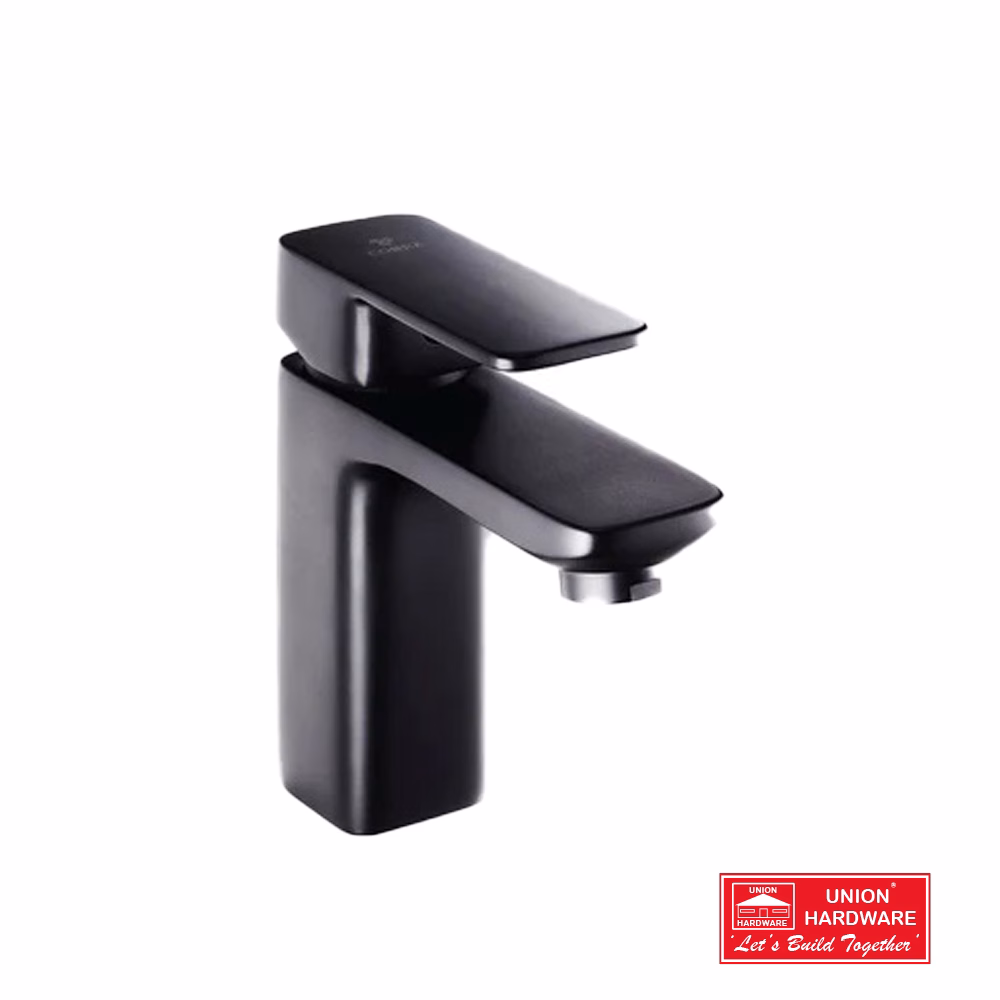 COBRA ARRIVE EBONY BASIN MIXER STD MT BL