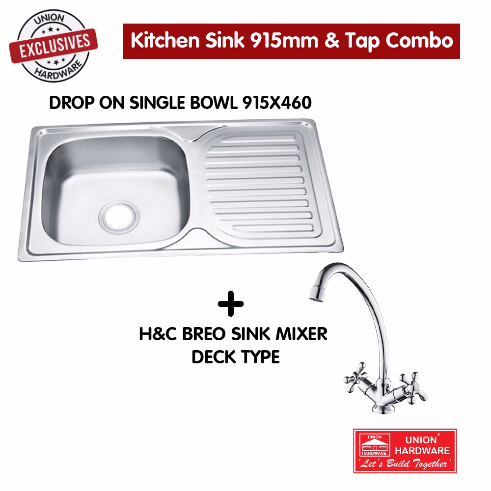 PROMO KITCHEN SINK 915MM AND TAP PROMO
