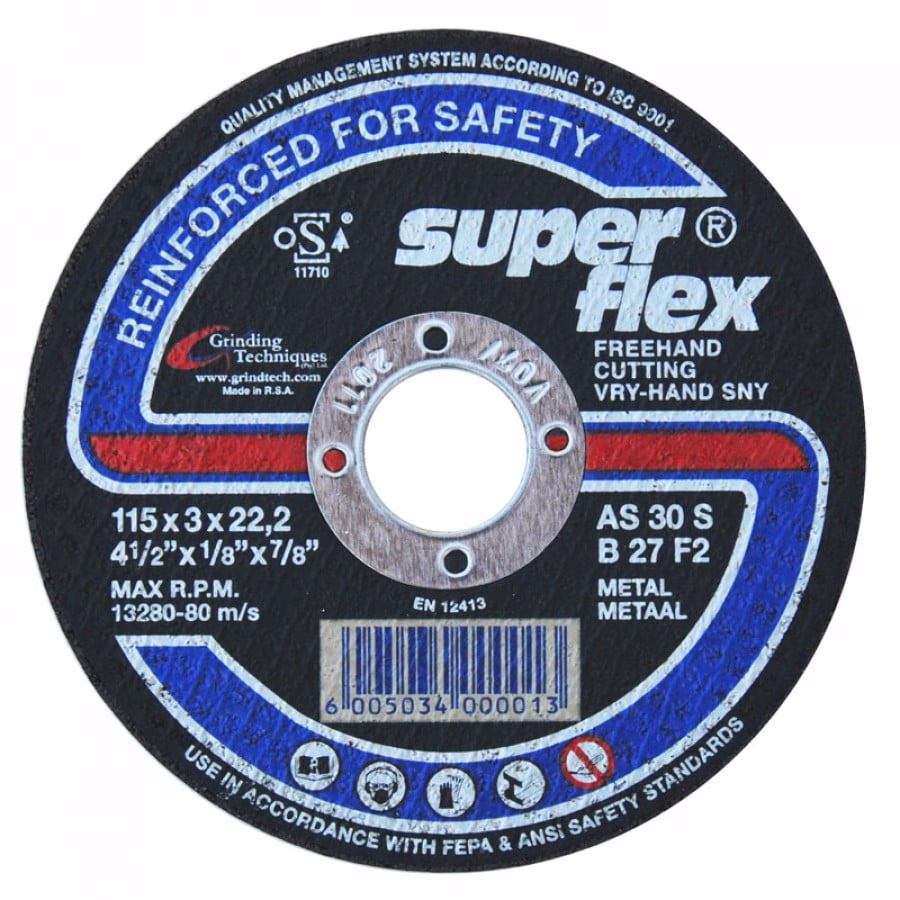 SUPERFLEX 115MM CUTTING DISK METAL
