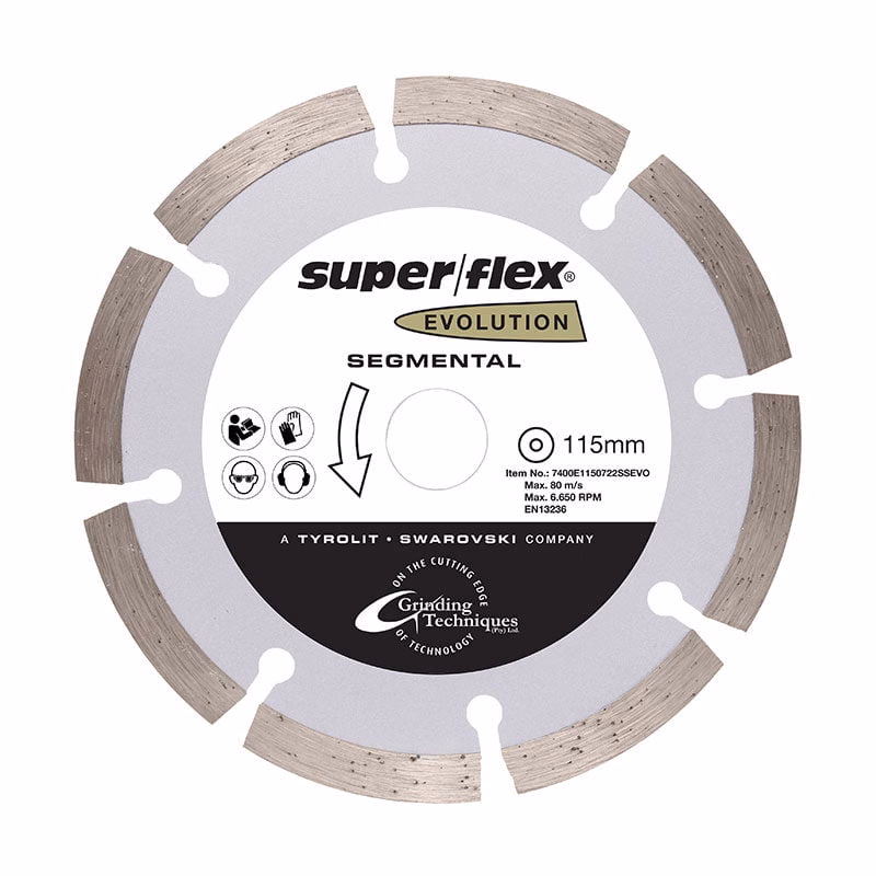 SUPERFLEX 115MM DIAMOND SAW BLADE