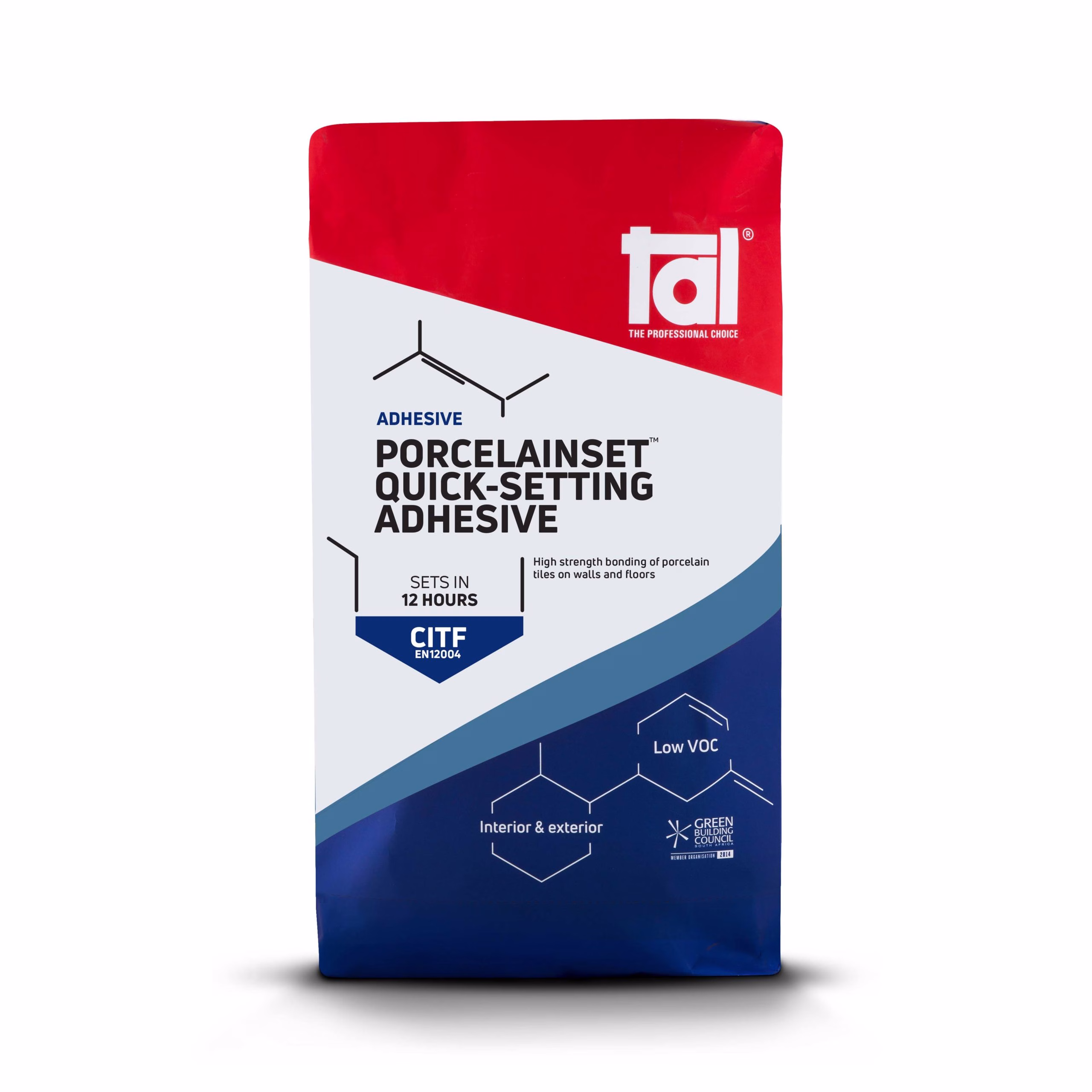 TAL TILE ADHESIVE PORCELAIN SET 12HR 20K