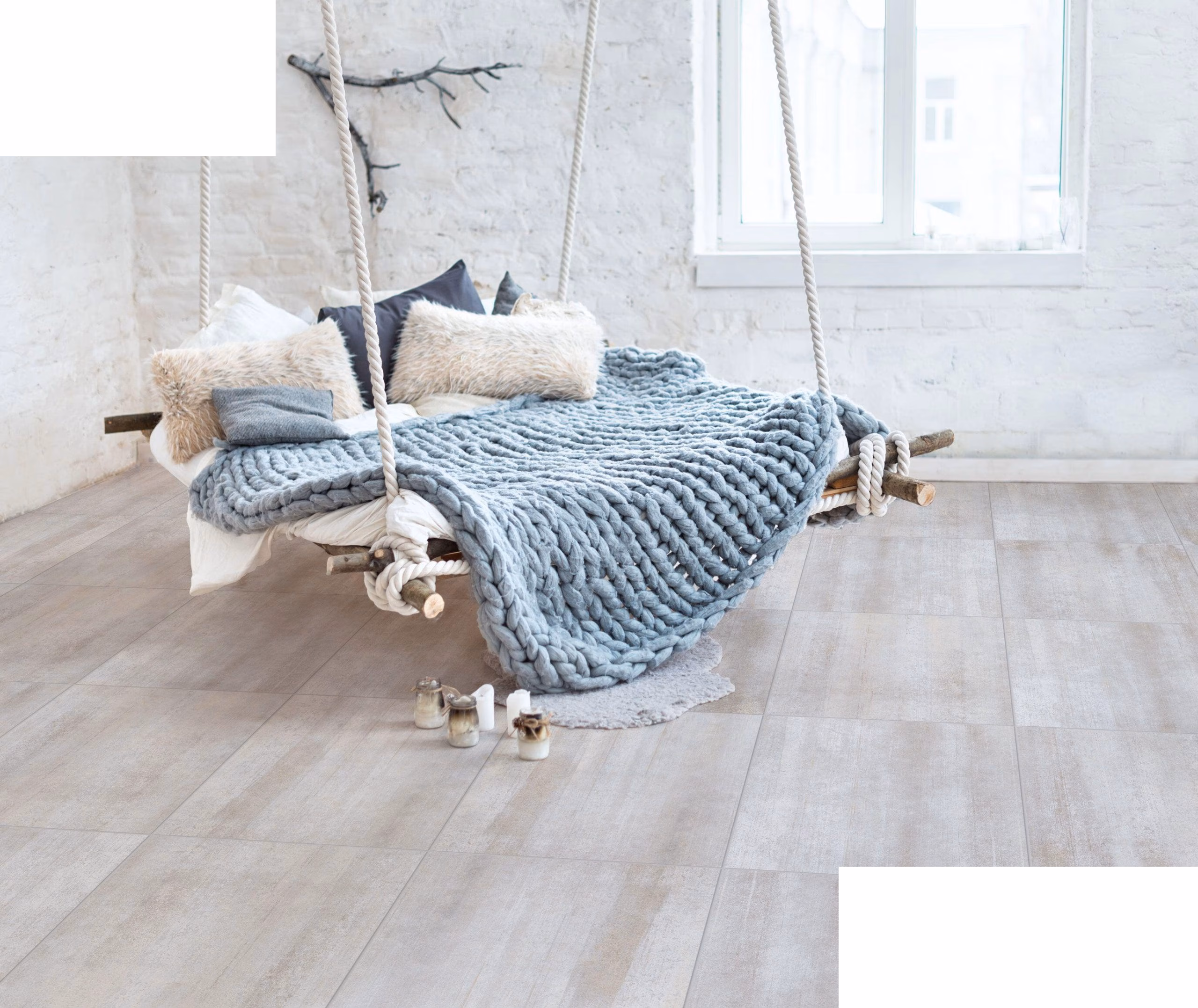 Tile Concrete Wood Grey R 600x600 2.52m2