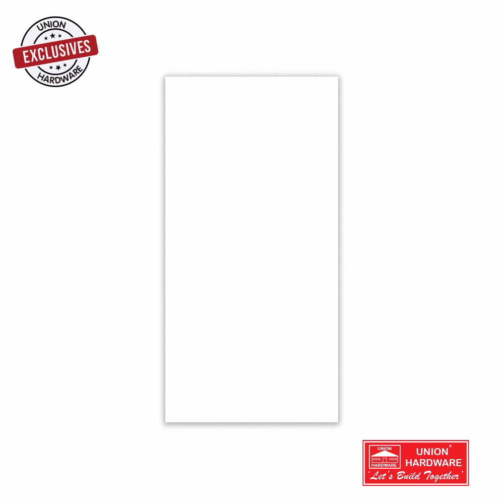 TILE PLAIN WHITE 600X1200MM 1.44M2 A GRADE
