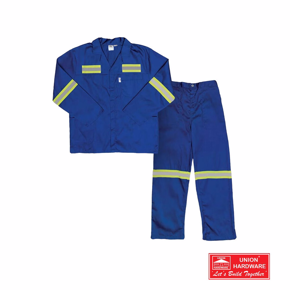 TZ REFLECTIVE WORKSUIT ROYAL BLUE MEDIUM