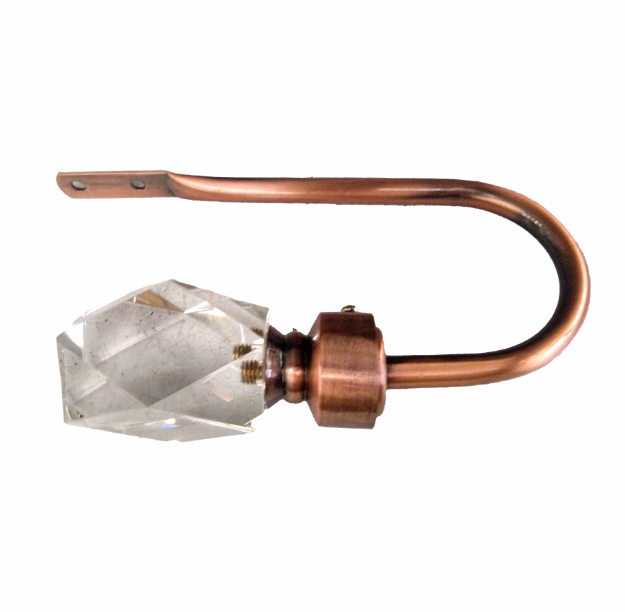 UNION CURTAIN HOLDBACK + CRYSTAL BRONZE