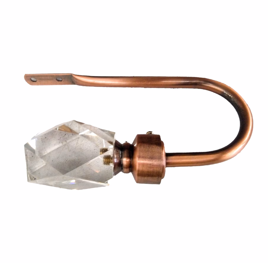 Union Curtain Holdback + Crystal Bronze