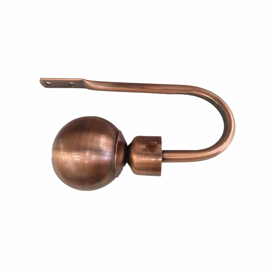 Union Curtain Holdback + Dome Bronze