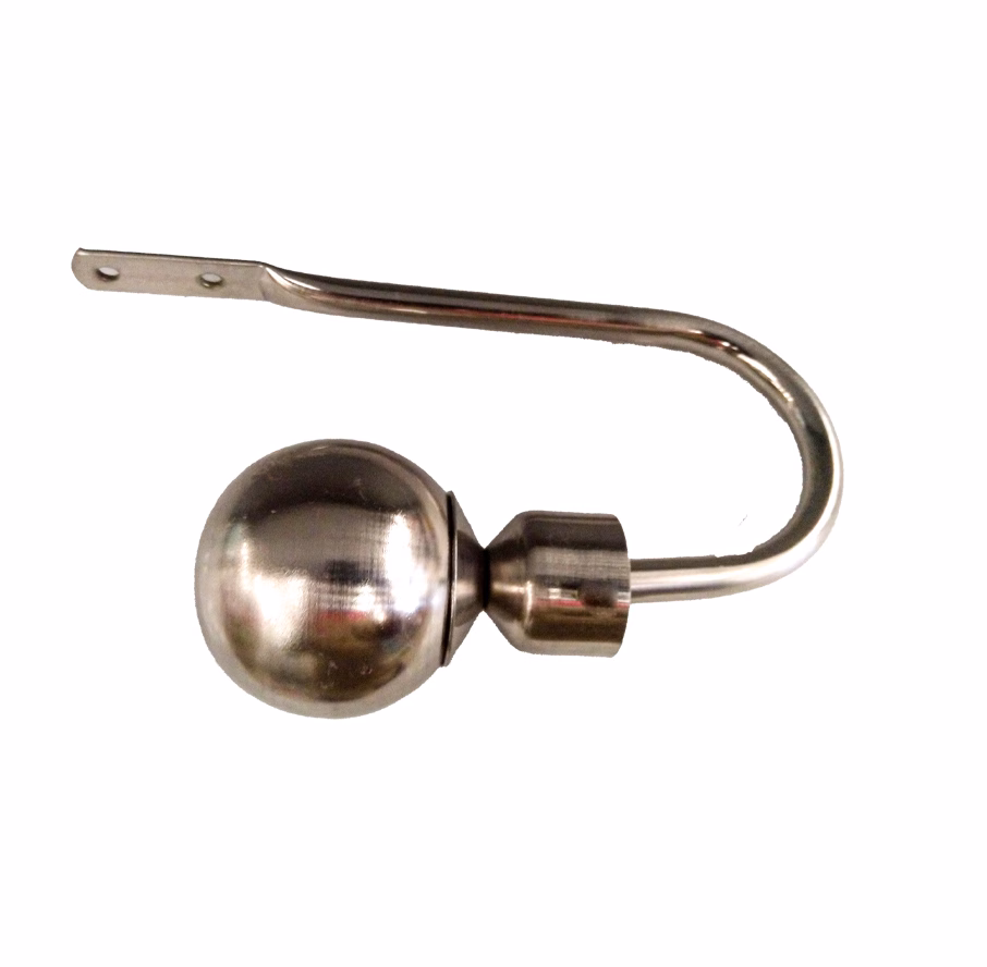 UNION CURTAIN HOLDBACK + DOME SILVER