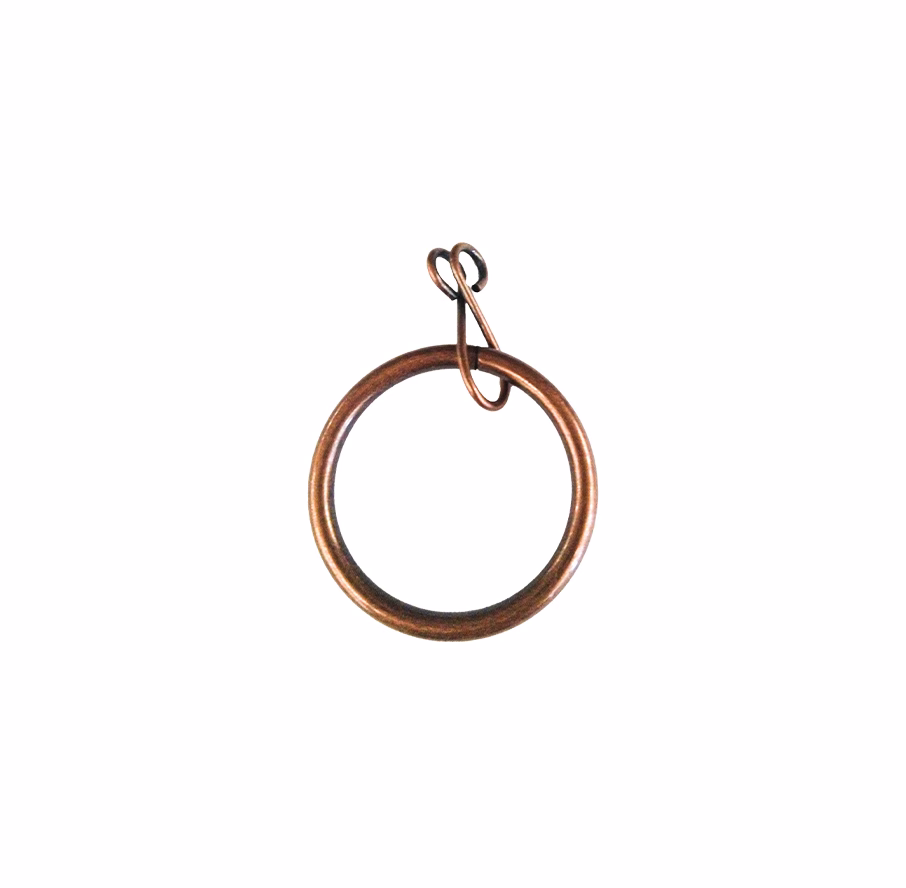 UNION CURTAIN RING BRONZE 28MM