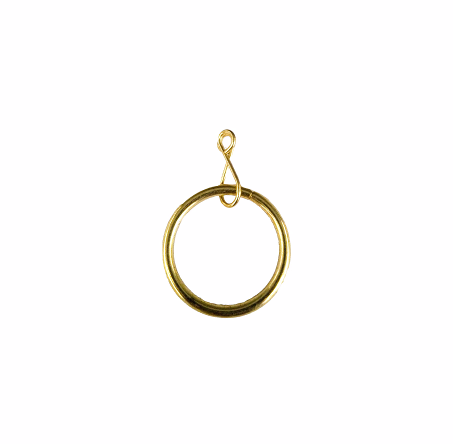 UNION CURTAIN RING GOLD 28MM