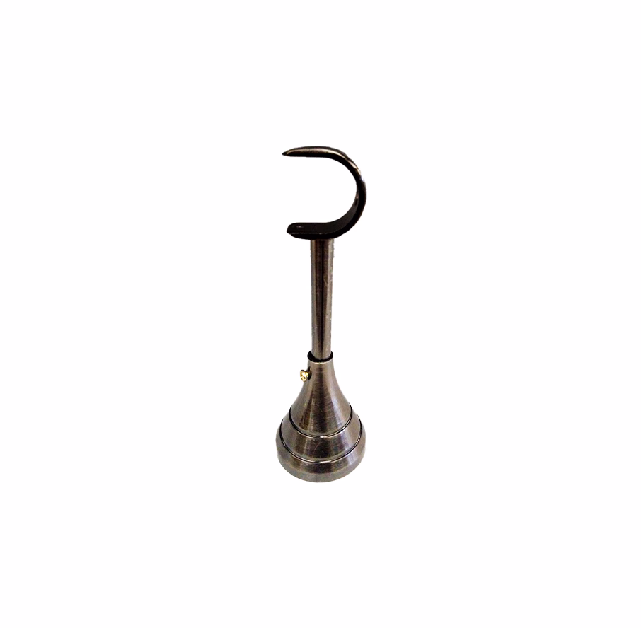 UNION CURTAIN ROD BARCKET BLACK