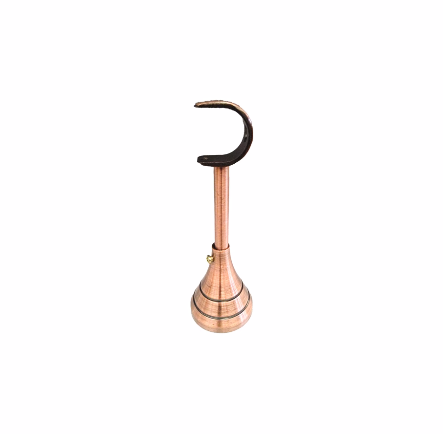 UNION CURTAIN ROD BRACKET BRONZE