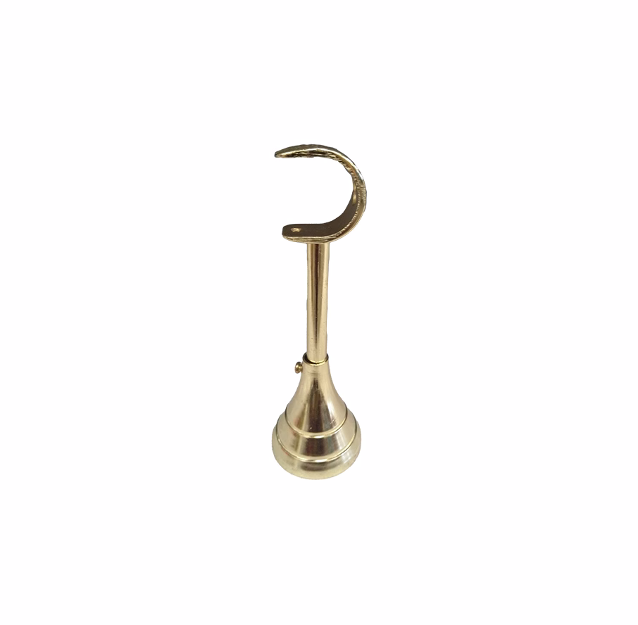 UNION CURTAIN ROD BRACKET GOLD