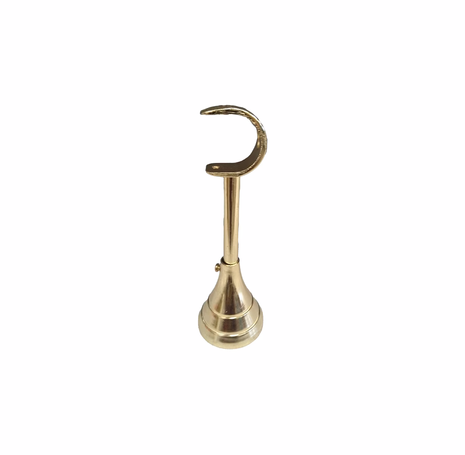Union Curtain Rod Bracket Gold