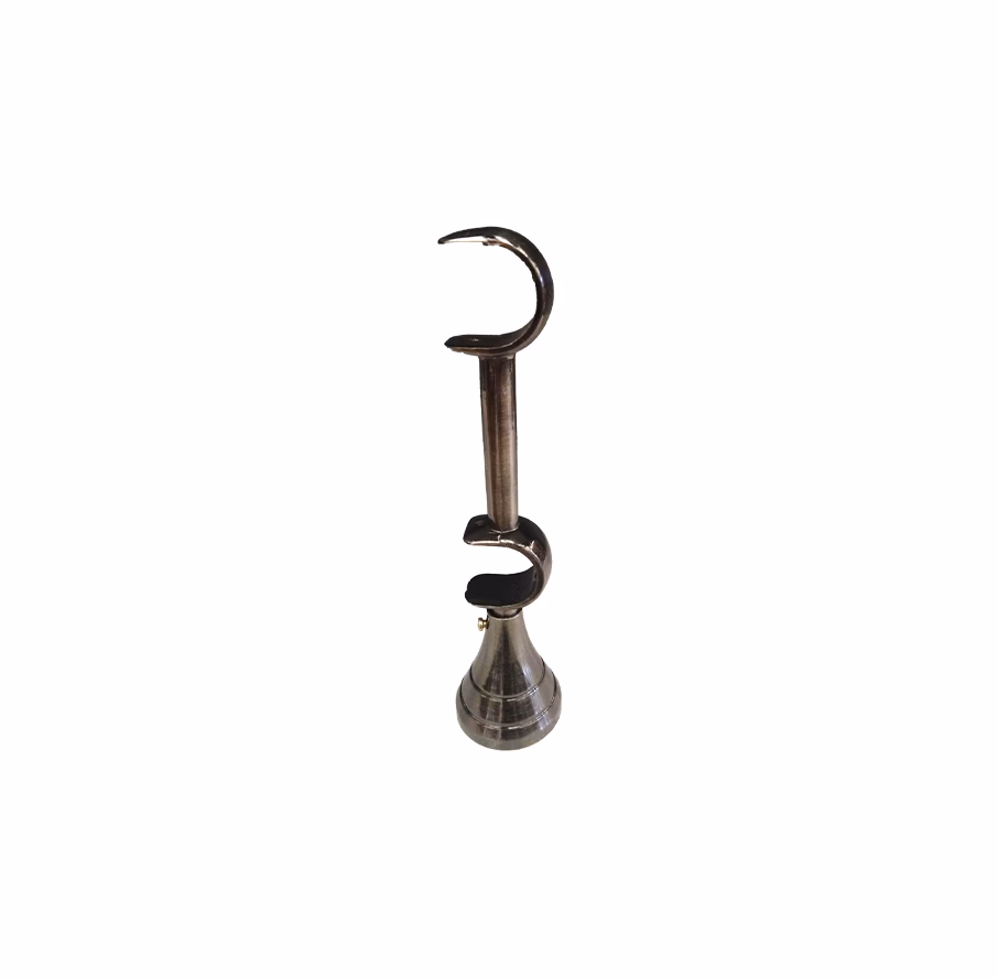 Union Curtain Rod Double Bracket Black