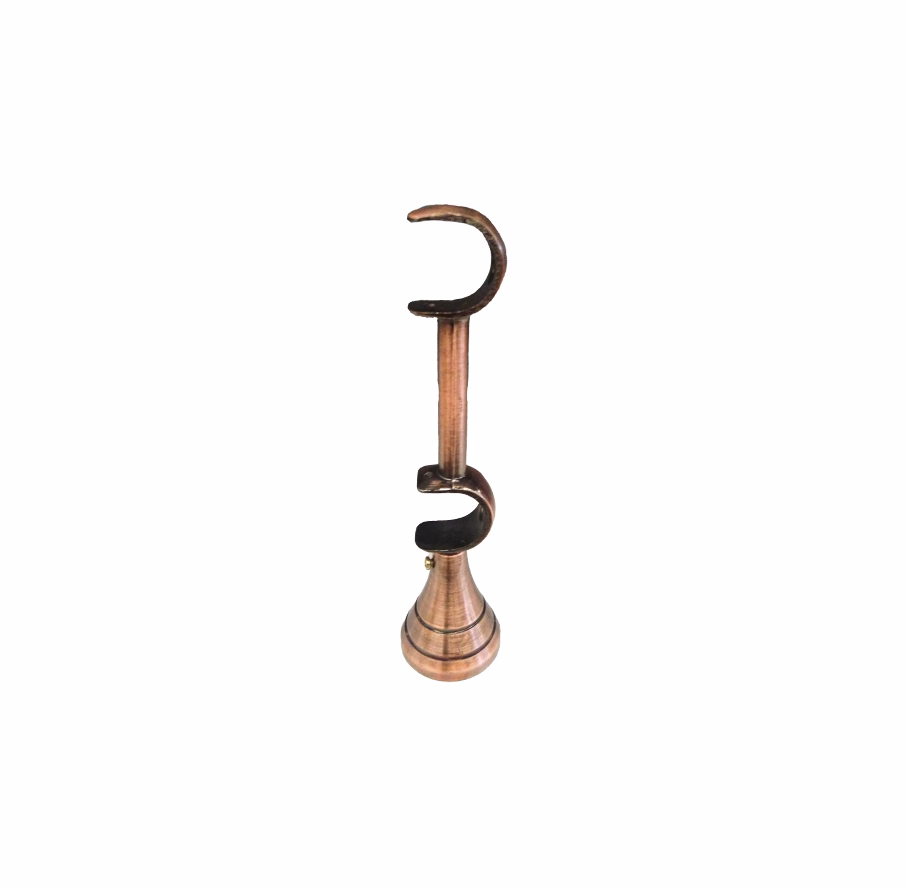 UNION CURTAIN ROD DOUBLE BRACKET BRONZE