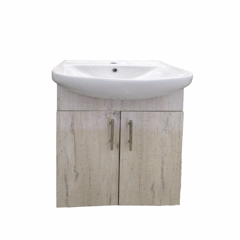 VANITY BASIN CI NORDIC ICE 460MM 2 DOOR