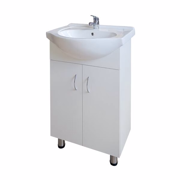 VANITY BASIN CI WHITE 550MM