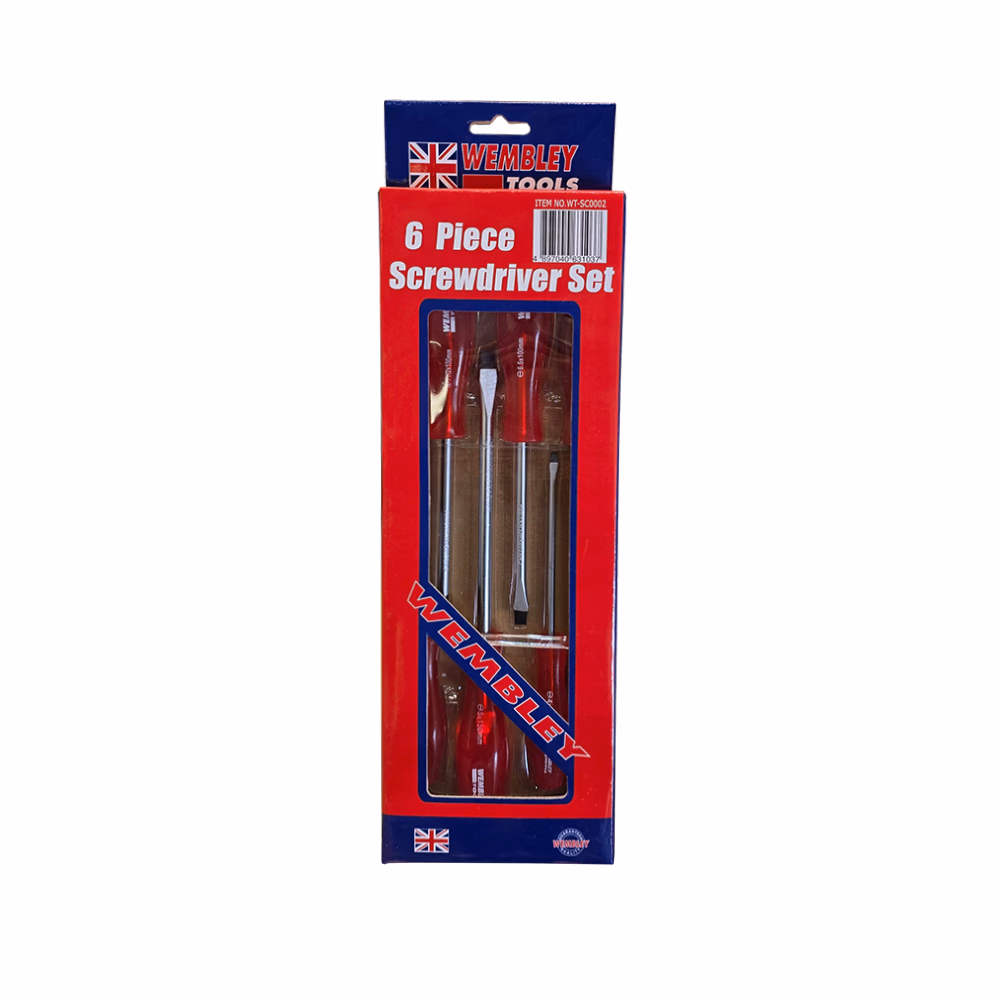 Wembly S-Driver Set 6pce Bl-Tip