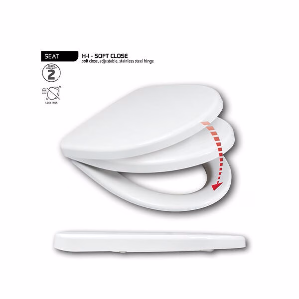 WIRQUIN H1 SOFT CLOSE TUF TLSEAT WHITE 1