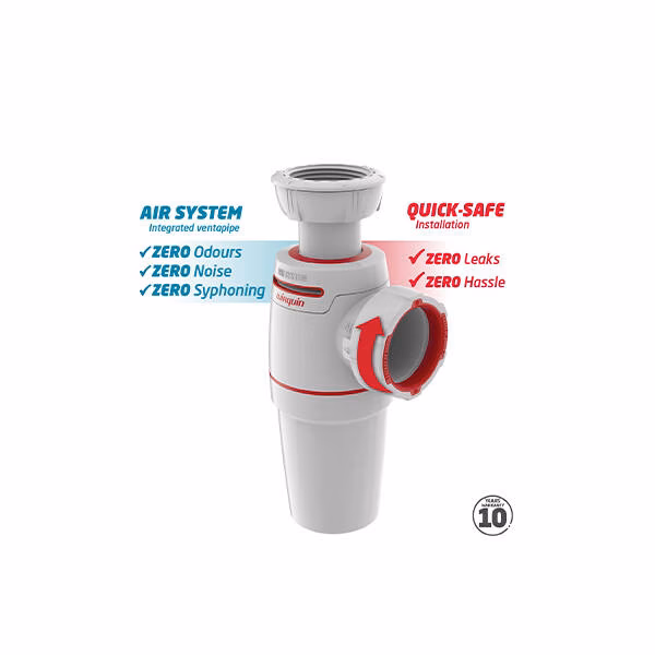 Wirquin Neo Air Bottle Trap 80mm Seal