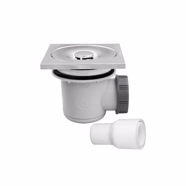 Wirquin Tourbillion Square Shower Waste