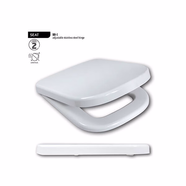 WIRQUIN TUF TSEAT WHITE STD CLOSE INOX