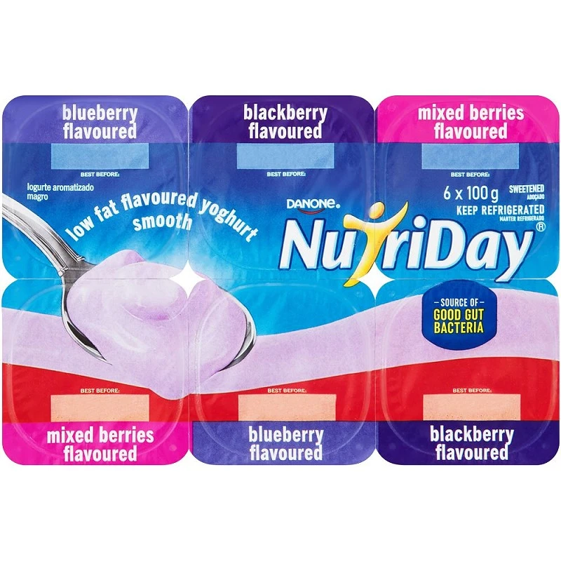 Nutri Day Yogurt 6X100G