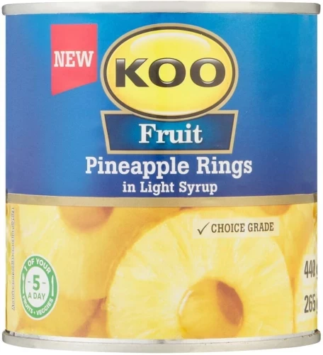 Koo Pineapple Slices 410G