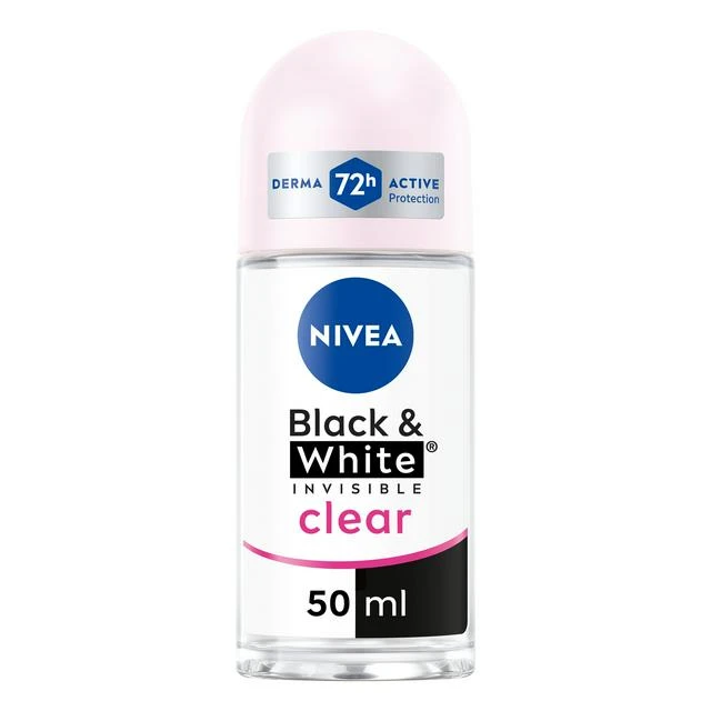 Nivea Rollon Female Black N White 50ml