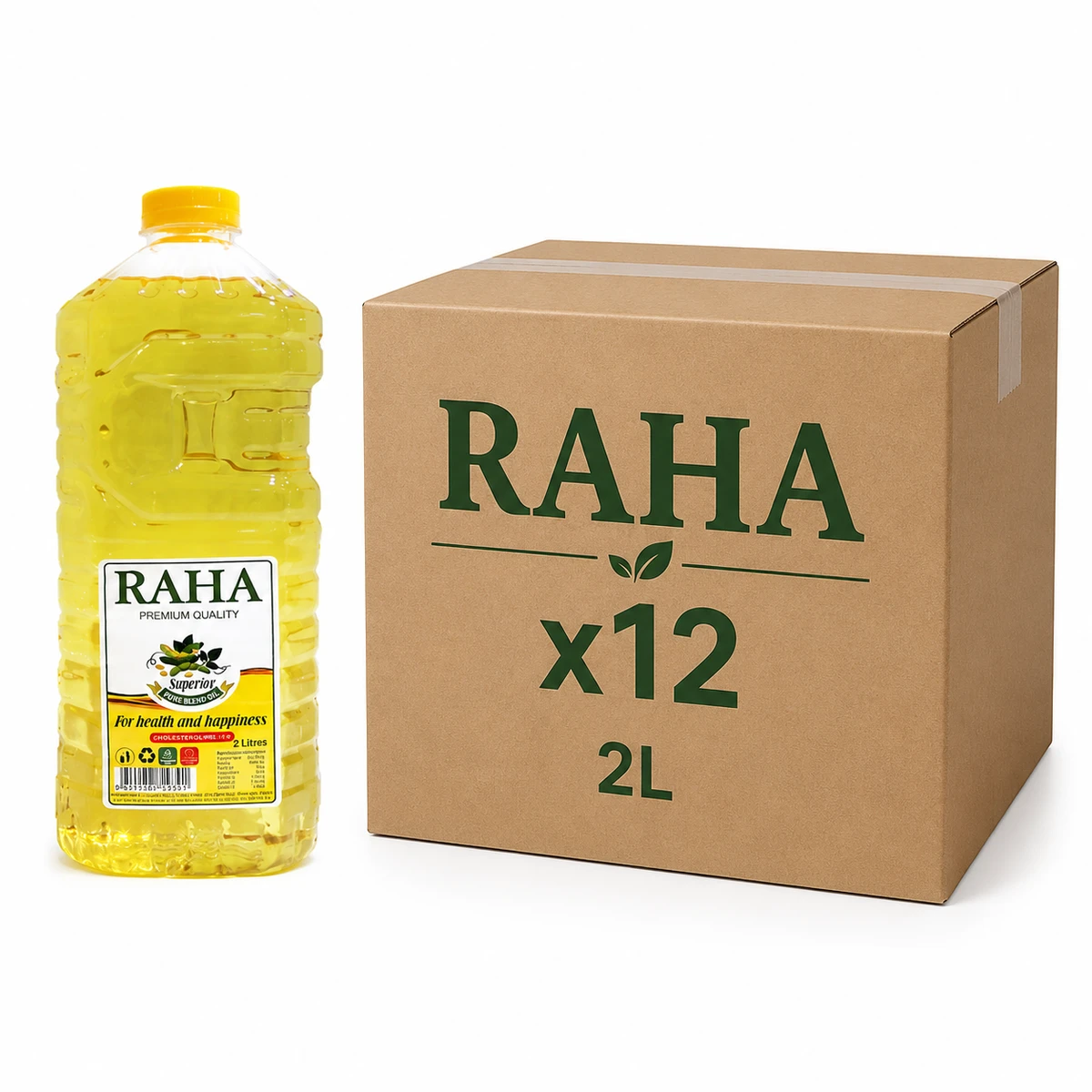 Raha Cooking oil case x12 2L